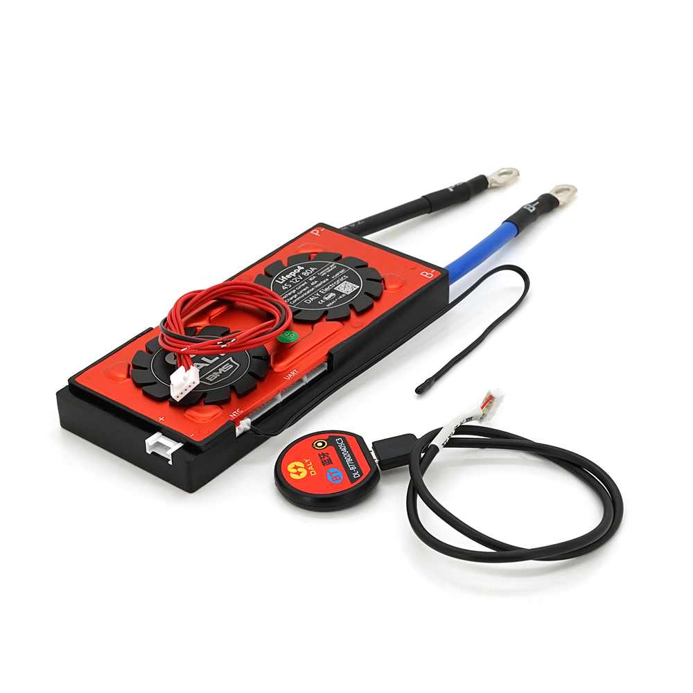 BMS smart плата DaLy LiFePO4 12V 4S 80A симетрія з Bluetooth (1638471)