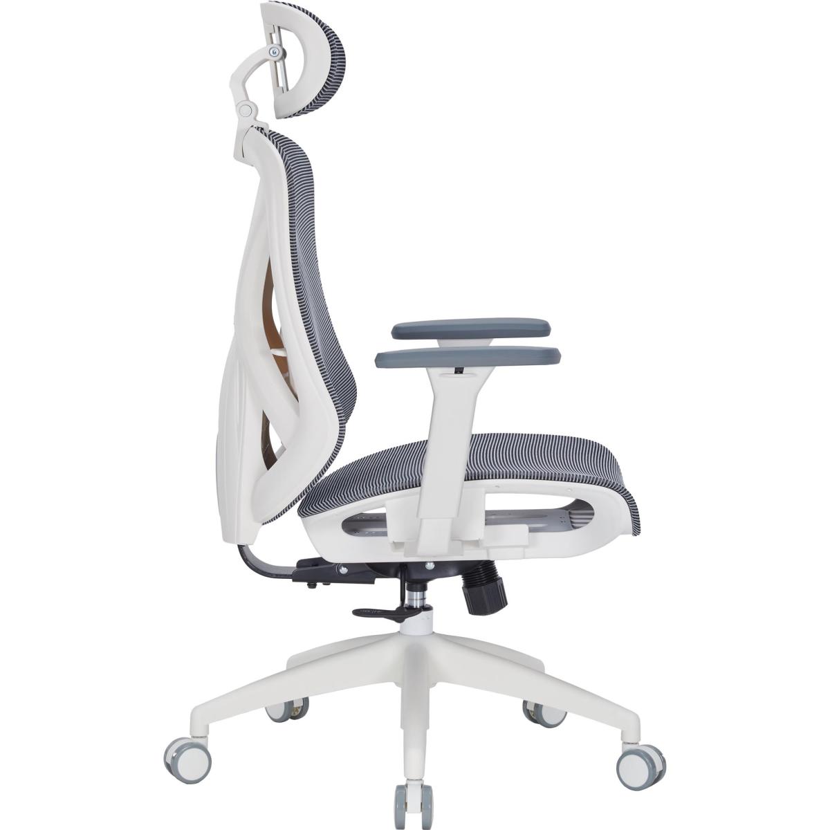 Крісло офісне Officepro Atlas OC630-W-DG-DG White/Dark Gray