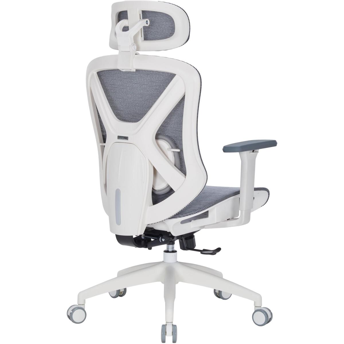Крісло офісне Officepro Atlas OC630-W-DG-DG White/Dark Gray