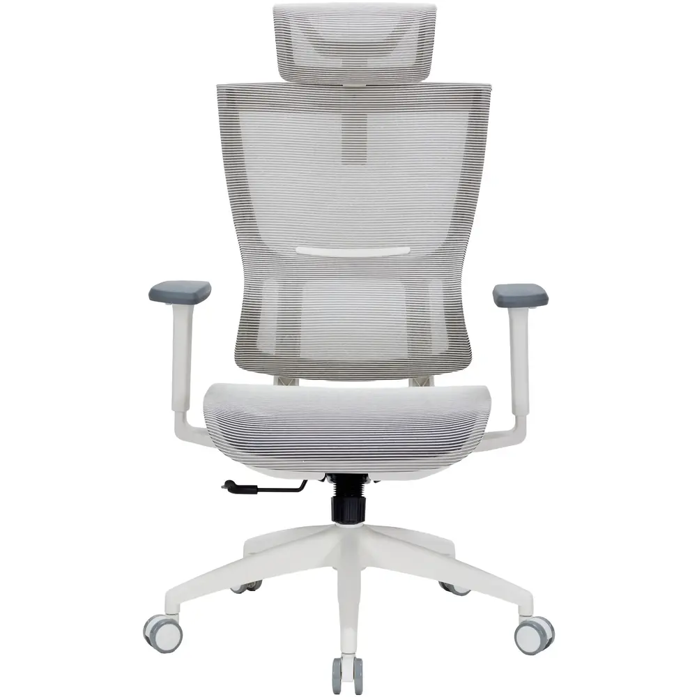Крісло офісне Officepro Elegant OC660-W-LG-LG White/Light Gray