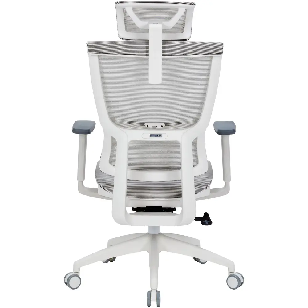 Крісло офісне Officepro Elegant OC660-W-LG-LG White/Light Gray