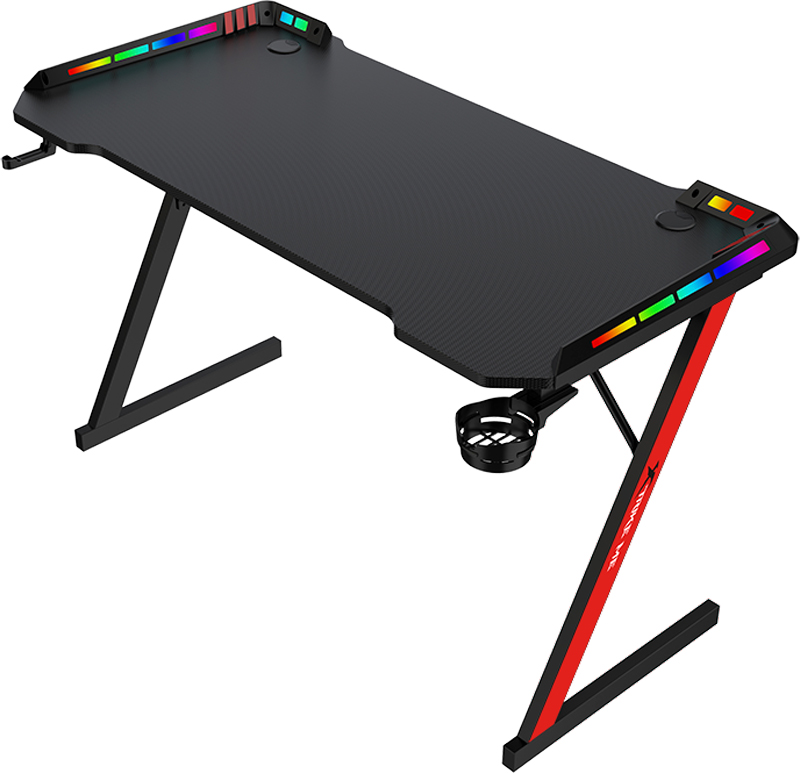 Комп'ютерний стіл Xtrike ME DK-05 Gaming Desk RGB Llight Black (DK-05)