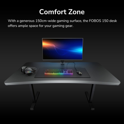 Геймерський стіл Cougar Fobos 150 Black