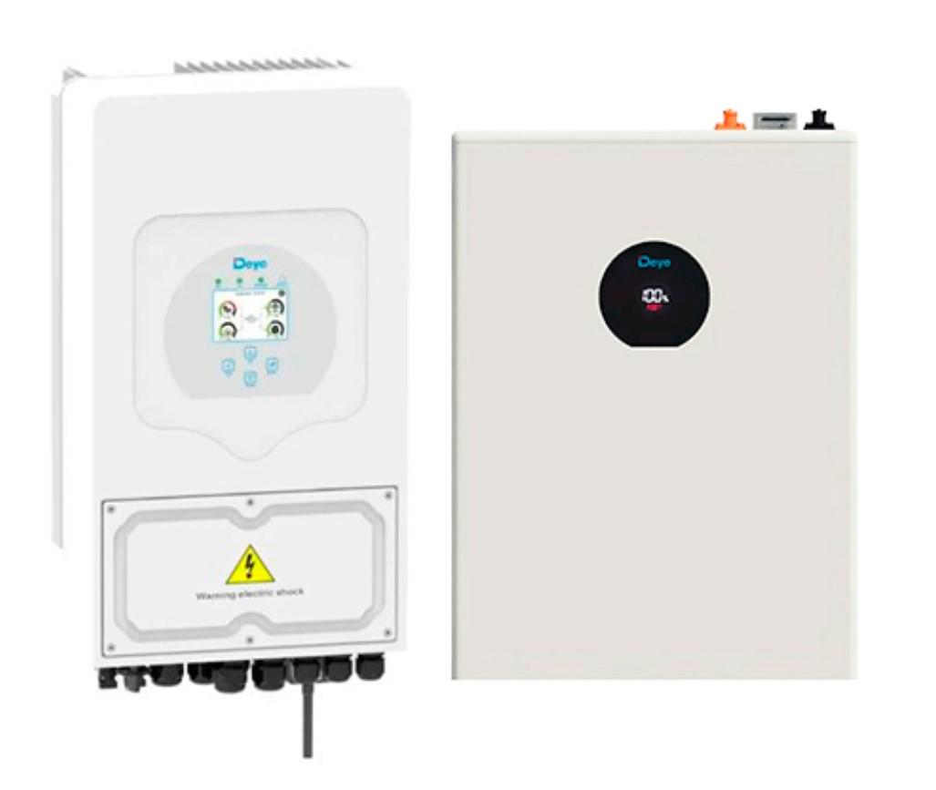 Система резервного живлення Deye SUN-6K-SG05LP1-EU-AM2-P + SE-F5 Pro-C