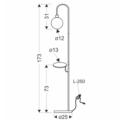 Торшер Candellux 51-00057 VANITY (51-00057)