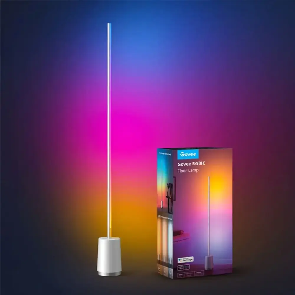 Торшер розумний Govee H6072 Lyra, 1500Lm, RGBICWW, WI-FI/Bluetooth, білий (H6072382) (1709658)