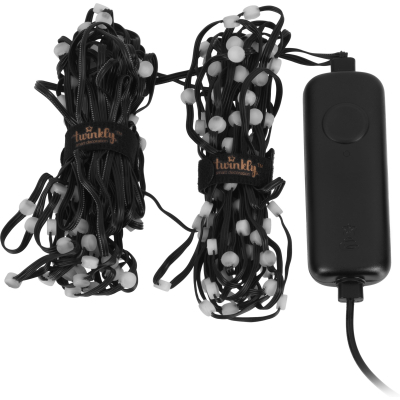 Гірлянда Twinkly Smart LED Dots Lights RGB 200 Gen II, IP44, 10м, прозорий (TWD200STP-BEU)