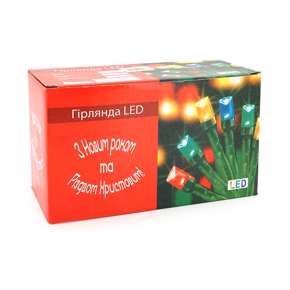 Гірлянди 330LED Водоспад (White) 8 режимів 3*2метри прозора ізоляція BOX (1786031)