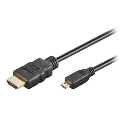 Кабель Goobay microHDMI-HDMI для Raspberry Pi 2м (чорний) (1843078)