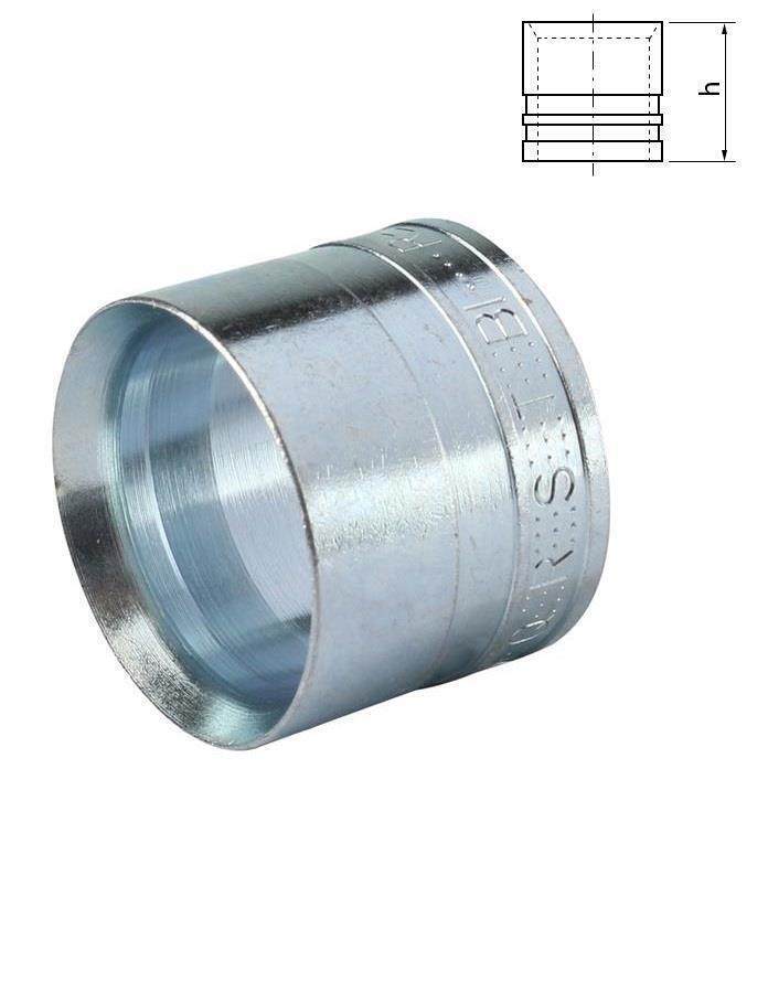 Гільза насувна Rehau Rautherm S, 17х2.0мм, оцинк. латунь (250297002) (1674816)