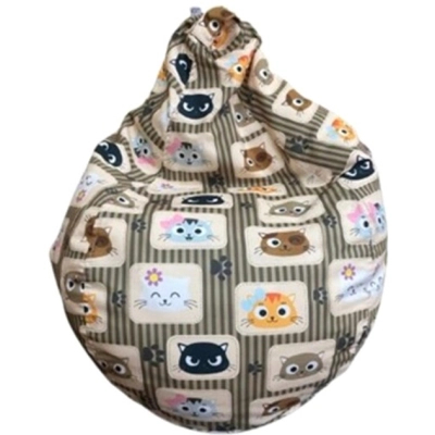 Крісло-мішок Примтекс плюс Malmo M LUX PT-08, принт Cats (Malmo M LUX PT-08)