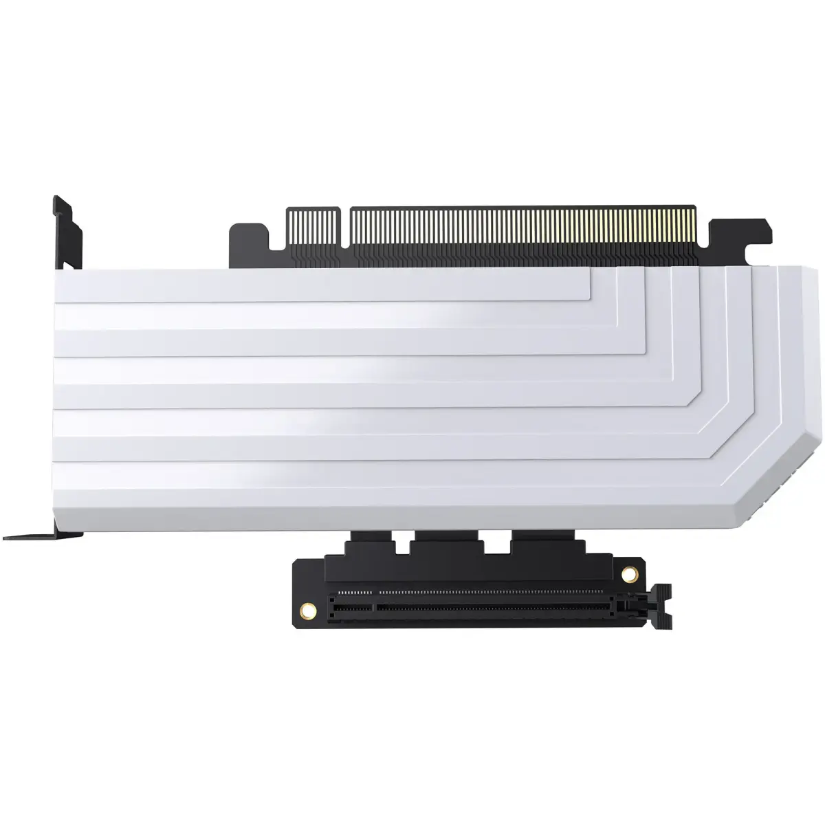 Райзер Hyte PCIE 4.0 Luxury Riser Cable 200mm White (CA-Y101-PCIE Riser Cable-white)