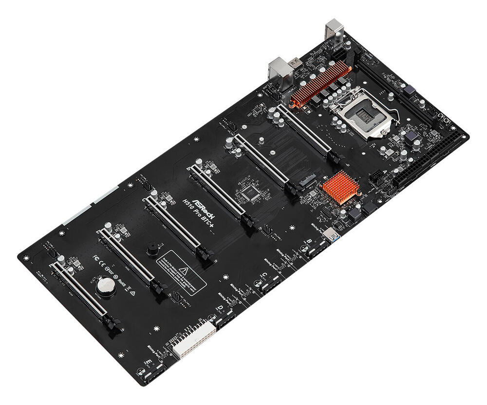 ASRock H510 Pro BTC+/REF (1200/H510, DDR4, 6xPCIex16, HDMI, 1xSATAІІІ, M.2, GLan, 501мм*224мм) (H510 Pro BTC+/REF) (1709431)