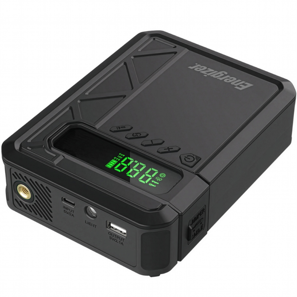 Автомобільний Jump Starter 10000mAh 37W USB-C,USB-A, 160 PSI, ліхтар 2W Energizer (JE10001JP)