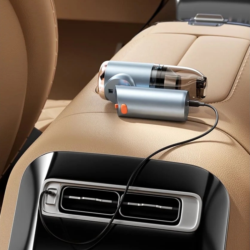 Автомобільний пилосос Vention 5000Pа 70W Li-Ion USB-C 4000мА/г синій (KRAL0)