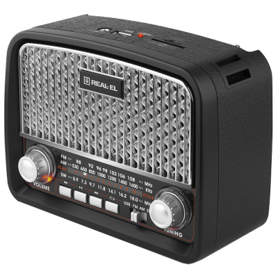 Радіоприймач REAL-EL X-520 Black