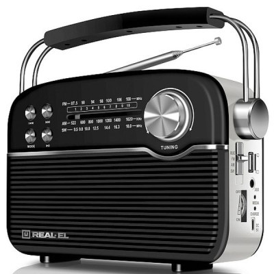 Портативний радіоприймач REAL-EL X-545 Black