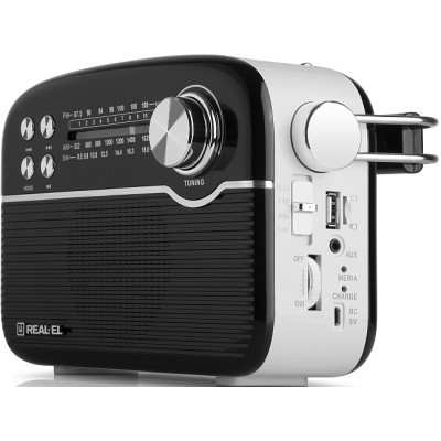 Портативний радіоприймач REAL-EL X-545 Black