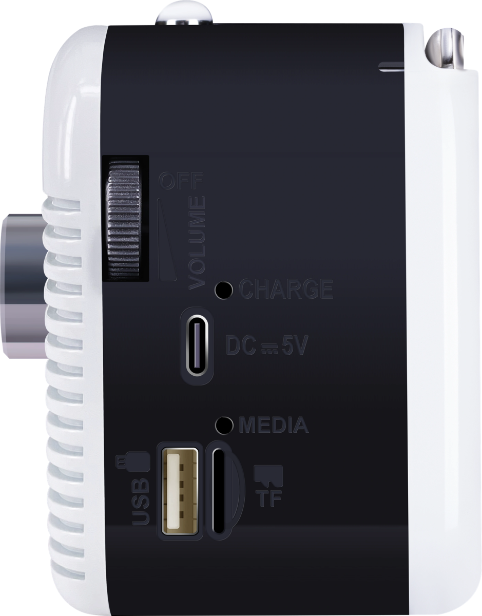 Радіоприймач DEFENDER (65089) Signal 5Вт FM/AM/SW/BT/USB/TF, White