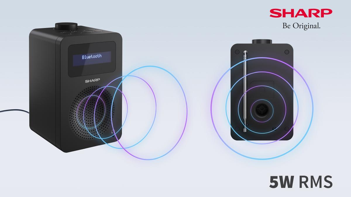 Радіоприймач Sharp DR-430 Black (DR-430(BK))