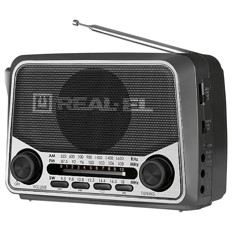 Портативний радіоприймач REAL-EL X-525 Grey (EL121800004)