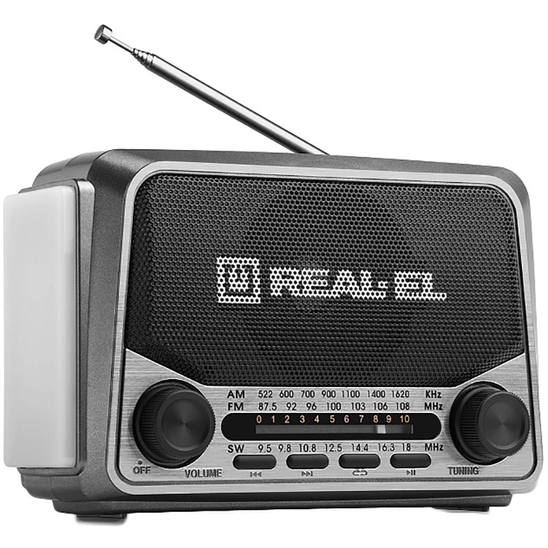 Портативний радіоприймач REAL-EL X-525 Grey (EL121800004)