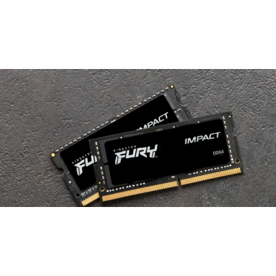 Модуль пам`ятi SO-DIMM DDR4 2x16GB/3200 Kingston Fury Impact (KF432S20IBK2/32)