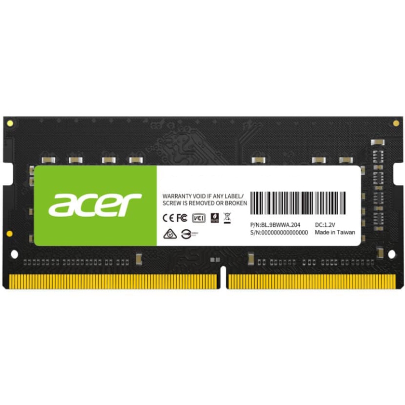 Модуль пам`ятi SoDIMM 16Gb DDR4 3200 MHz Acer SD100, Retail (BL.9BWWA.213)