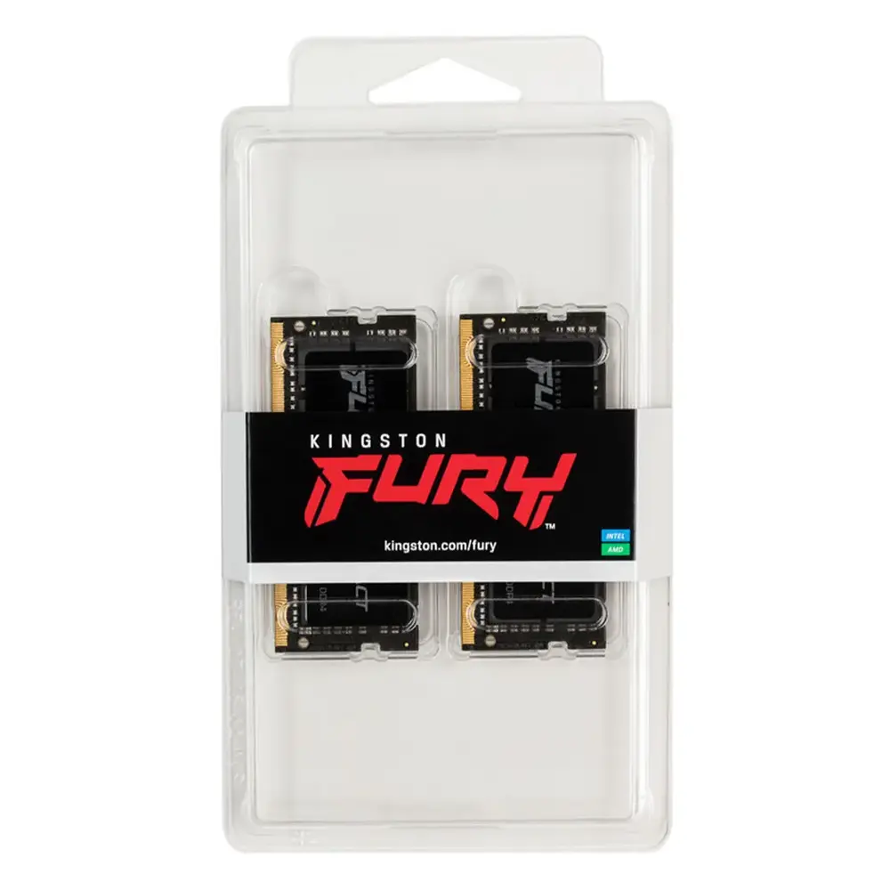 Модуль пам`ятi SO-DIMM 2x32GB/3200 DDR4 Kingston Fury Impact (KF432S20IBK2/64)