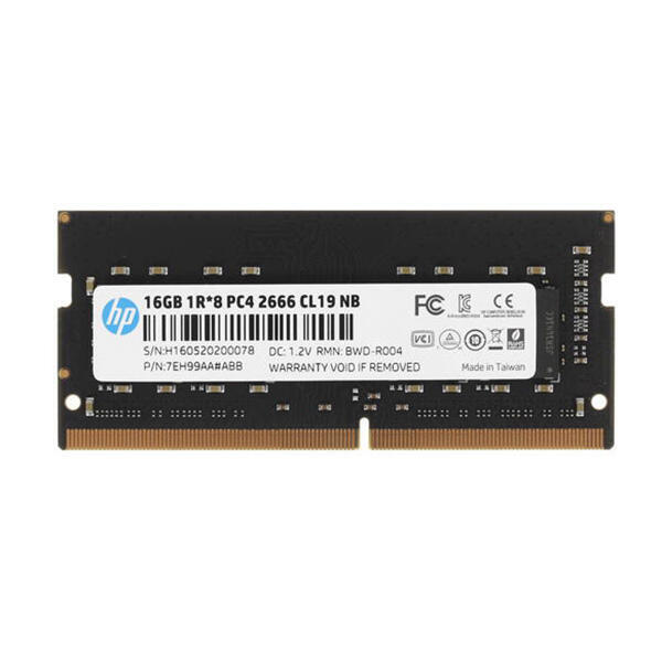 SoDIMM 16Gb DDR4 2666MHz HP S1, Retail (7EH99AA)