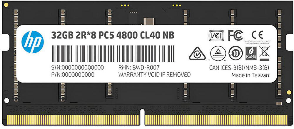 SoDIMM 32Gb DDR5 4800 MHz HP X1, Retail (6H311AA)