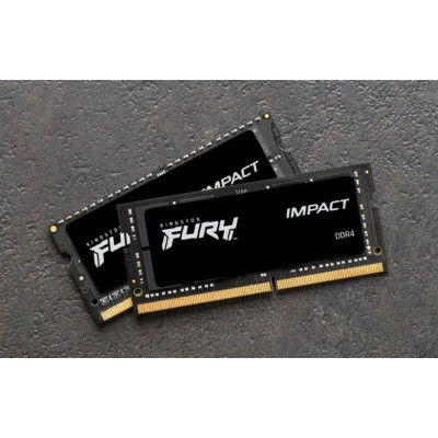 Модуль пам`ятi SO-DIMM 16GB/3200 DDR4 Kingston Fury Impact (KF432S20IB/16)