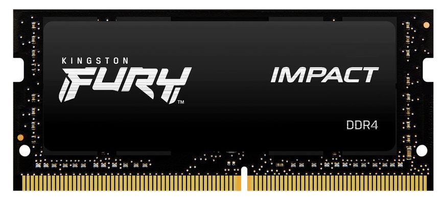 Модуль пам'яті для ноутбука SoDIMM DDR4 64GB (2x32GB) 3200 MHz Fury Impact Kingston Fury (ex.HyperX) (KF432S20IBK2/64)