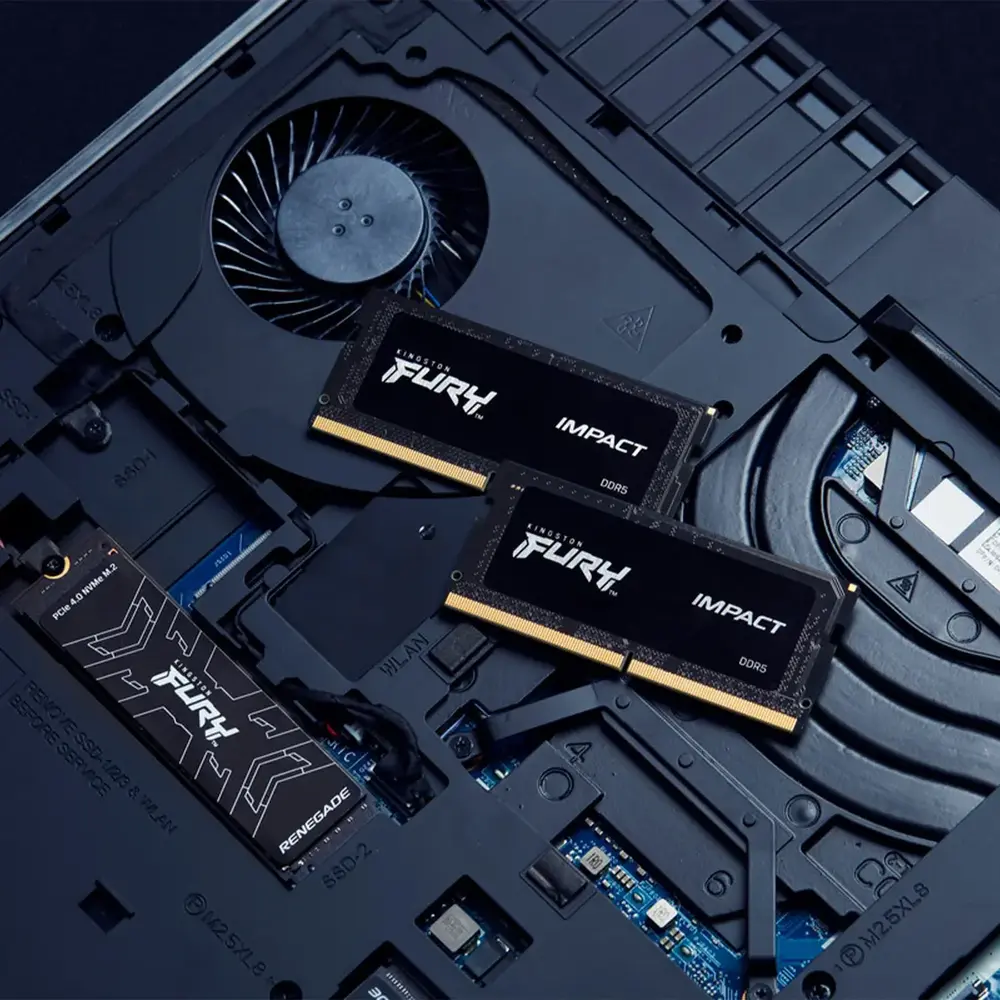 Модуль пам`ятi SO-DIMM 16GB/4800 DDR5 Kingston Fury Impact (KF548S38IB-16)