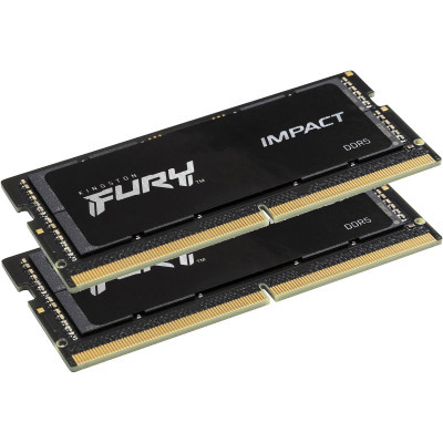 Модуль пам`ятi SO-DIMM 2x16GB/4800 DDR5 Kingston Fury Impact (KF548S38IBK2-32)