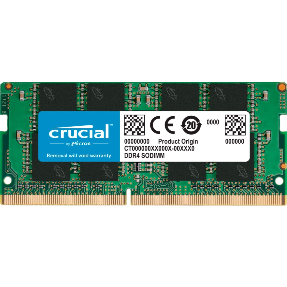 Модуль пам`ятi SoDIMM 8GB DDR4 3200 MHz Crucial (CT8G4SFRA32A)