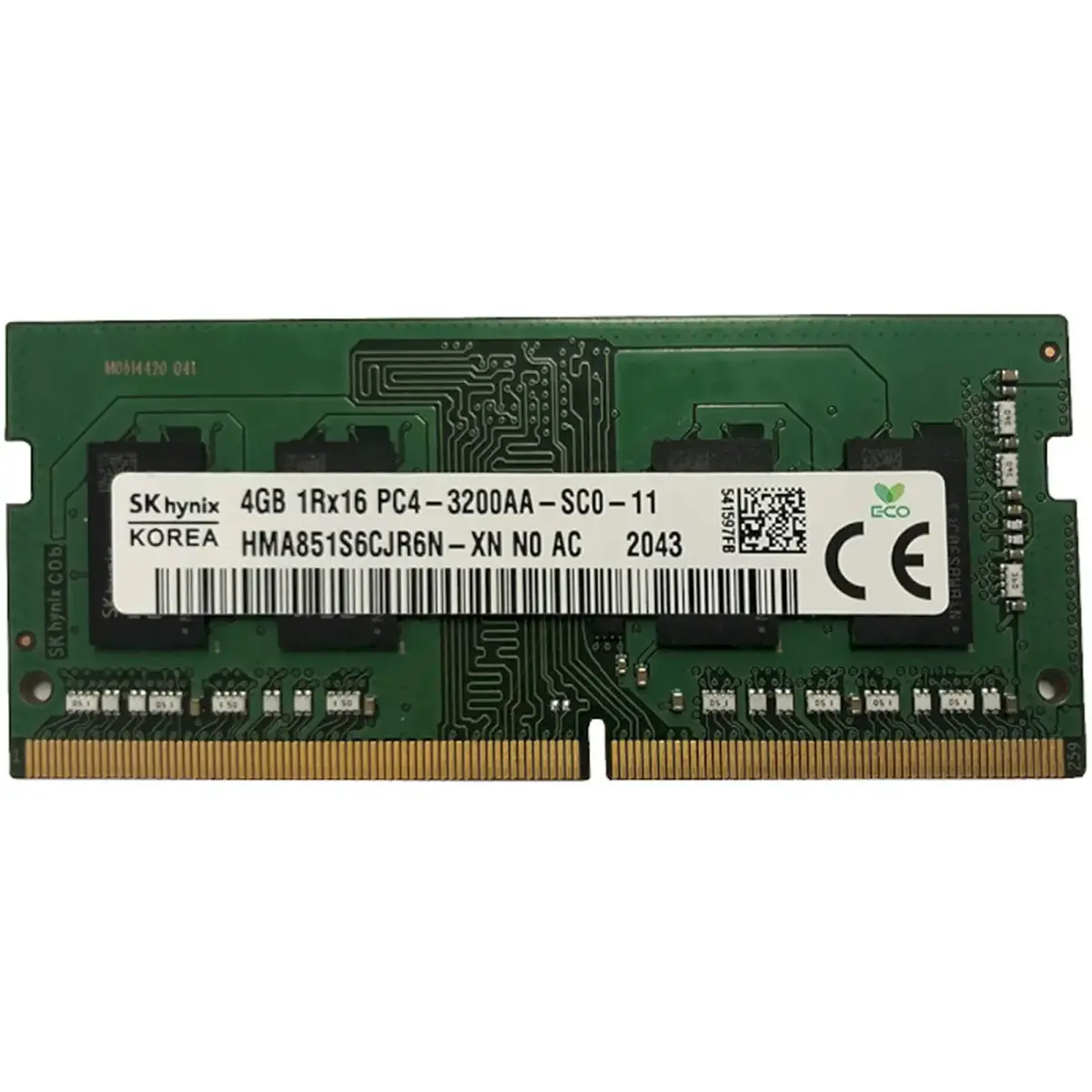Модуль пам'яті Hynix DDR4-3200 4GB SODIMM (HMA851S6CJR6N-XNN0)