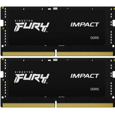 Модуль пам`ятi SO-DIMM 2x16GB/5600 DDR5 Kingston Fury Impact (KF556S40IBK2-32)