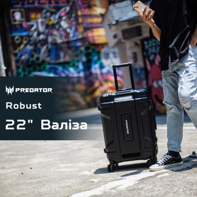 Валіза Acer Predator Robust 22'' Black (GP.BAG11.009) (1830933)