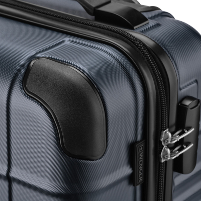 Валіза Wenger, Amplar, мала, пластик, 4 колеса, синя (653144)