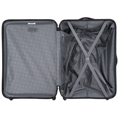 Валіза Wenger, Amplar, велика, пластик, 4 колеса, чорна (653140)