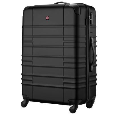 Валіза Wenger, Amplar, велика, пластик, 4 колеса, чорна (653140)