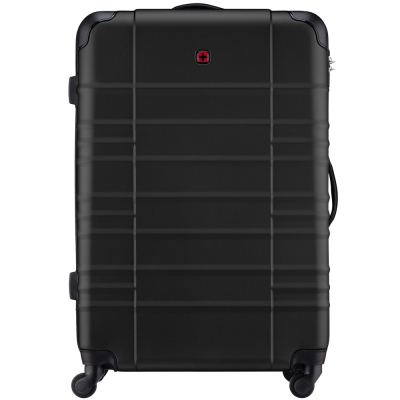 Валіза Wenger, Amplar, велика, пластик, 4 колеса, чорна (653140)
