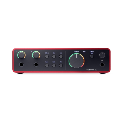 Аудіоінтерфейс Focusrite Scarlett 2i2 4th Gen (234619)