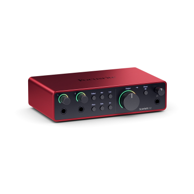 Аудіоінтерфейс Focusrite Scarlett 2i2 4th Gen (234619)