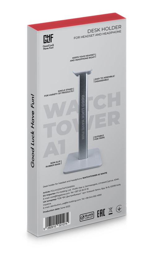 Тримач для навушників GLHF Watchtower A1 White (FGLHH22WTWTOWER1A)